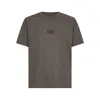 Mm6 Maison Margiela Taupe Jersey Numeric Signature T-shirt