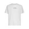 Mm6 Maison Margiela Cotton T-shirt With Number Graphics In White