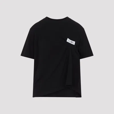 Mm6 Maison Margiela Cotton Top In Black