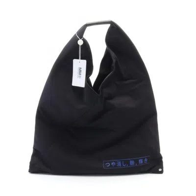 Pre-owned Mm6 Maison Margiela Cotton Tote Bag () In Black