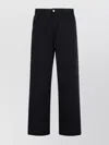 Mm6 Maison Margiela Cotton Track Pants Belt Loops In Black