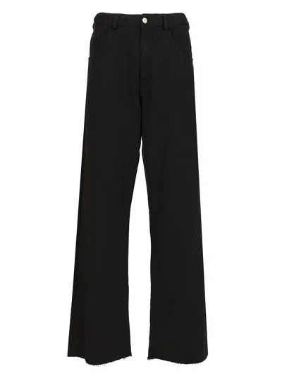 Mm6 Maison Margiela Cotton Tracksuit Bottoms In Black