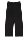 Mm6 Maison Margiela Black Cotton Track Pants