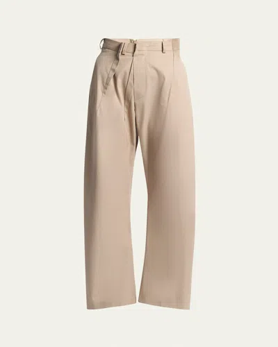 Mm6 Maison Margiela Cotton Twill Pants In Neutral