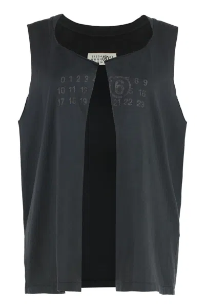 Mm6 Maison Margiela Cotton Waist Coat