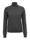 Mm6 Maison Margiela Wool Turtleneck Sweater In Gris