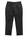 Mm6 Maison Margiela Creased Trousers In Black