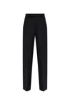 Mm6 Maison Margiela Pleated Trousers In Black
