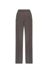 Mm6 Maison Margiela Creased Trousers In Brown
