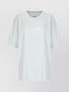 Mm6 Maison Margiela Mm6 By Maison Margiela Light Blue Cotton T-shirt In Green
