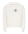 Mm6 Maison Margiela Mm6 By Maison Margiela Textured White Knit Sweater In White