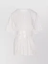 Mm6 Maison Margiela Crew Neck T-shirt Detail Waist