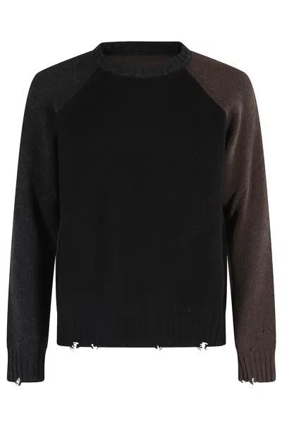 Mm6 Maison Margiela Crewneck In Black