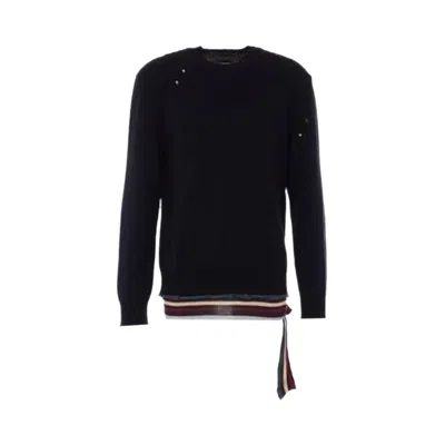 Pre-owned Mm6 Maison Margiela Crewneck 'black/multicolor' | Men's Size M