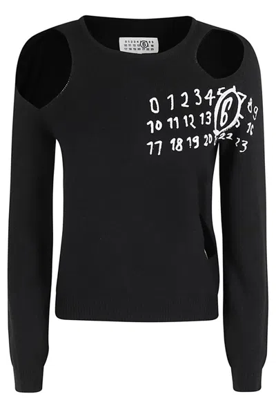 MM6 MAISON MARGIELA MM6 MAISON MARGIELA CREWNECK CUT