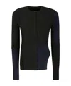 Mm6 Maison Margiela Mm6 By Maison Margiela Viscose And Cotton Sweater In Black