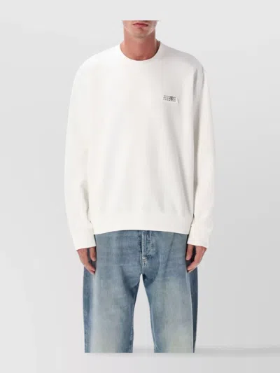 MM6 MAISON MARGIELA CREWNECK SWEATER LOGO PATCH