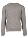Mm6 Maison Margiela Crewneck Sweater With Patches Knitwear Grey