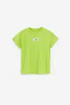 Mm6 Maison Margiela Crewneck T-shirt In Lime