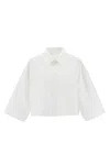Mm6 Maison Margiela Mm6 By Maison Margiela Cropped White Shirt