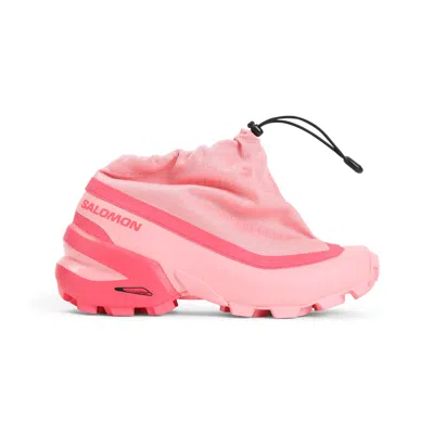 Mm6 X Salomon Mm6 By Maison Margiela X Salomon Cross Low Sneakers In Pink & Purple