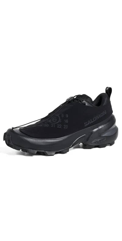 Mm6 Maison Margiela Maison Margiela X Salomon Cross Dust Sneakers In Black