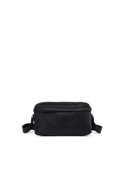 Mm6 Maison Margiela Kids' Crossbody Bag Branded With Numeric Logo In Black