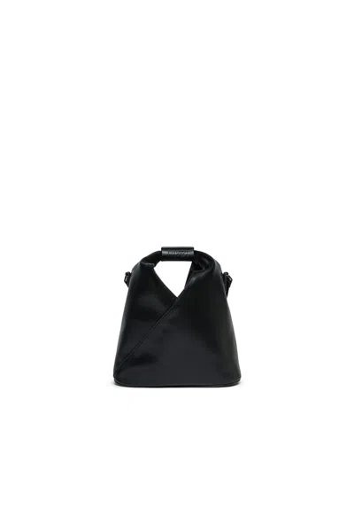 Mm6 Maison Margiela Borsa Japanese Bag Crossbody In Tessuto Spalmato In Black