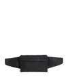 Mm6 Maison Margiela Crossbody Logo Belt Bag In Black