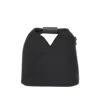 Mm6 Maison Margiela Japanese Mesh Crossbody Bag In Black