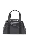 Mm6 Maison Margiela Crunched Weekend Bag In Black