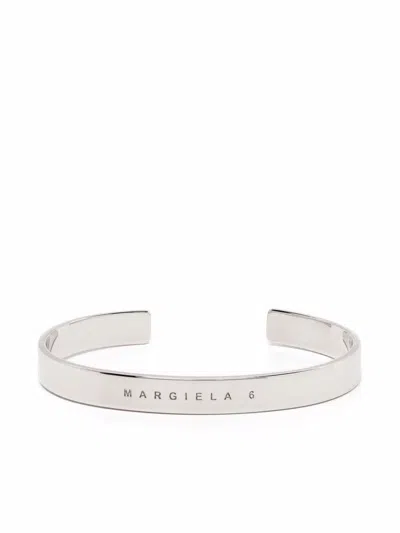 Mm6 Maison Margiela Cuff Bracelet Accessories In White
