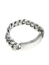 Mm6 Maison Margiela Curb-chain Bracelet In Metallic