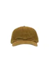 Mm6 Maison Margiela Curved Visor Canvas Baseball Cap In Brown