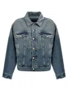 Mm6 Maison Margiela Mm6 By Maison Margiela Cut-out Denim Jacket With Unique Sleeve Details