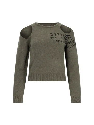 MM6 MAISON MARGIELA CUT-OUT DETAIL SWEATER