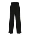 Mm6 Maison Margiela Cut-out Trousers In Black