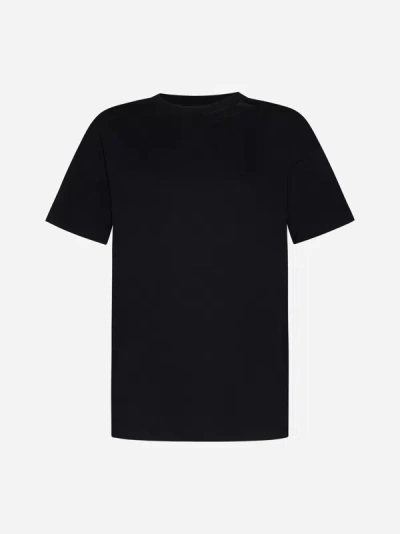 Mm6 Maison Margiela Cotton T-shirt Dress In Black