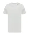 Mm6 Maison Margiela Cutout Cotton T-shirt In White