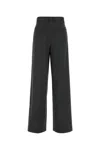 Mm6 Maison Margiela Dark Grey Stretch Twill Pant In Gray