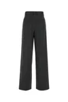 Mm6 Maison Margiela Dark Grey Stretch Twill Pant In Gray