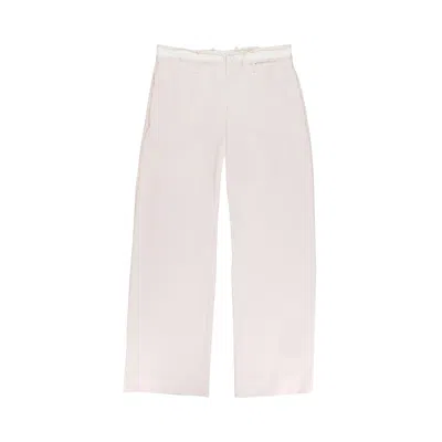 Pre-owned Mm6 Maison Margiela Deconstructed Pants 'light Pink' | Men's Size L