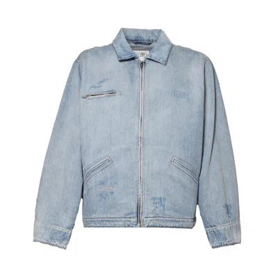 Mm6 Maison Margiela Coats In Blue
