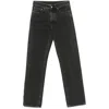 Mm6 Maison Margiela Denim Black In Black