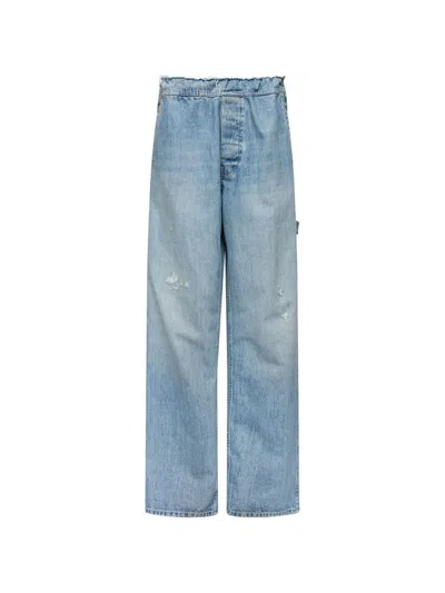 Mm6 Maison Margiela Denim Cotton Jeans In Blue