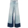 Mm6 Maison Margiela Mm6 By Maison Margiela Contrast Insert Jeans
