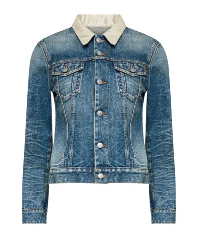 MM6 MAISON MARGIELA MM6 MAISON MARGIELA DENIM CROPPED JACKET