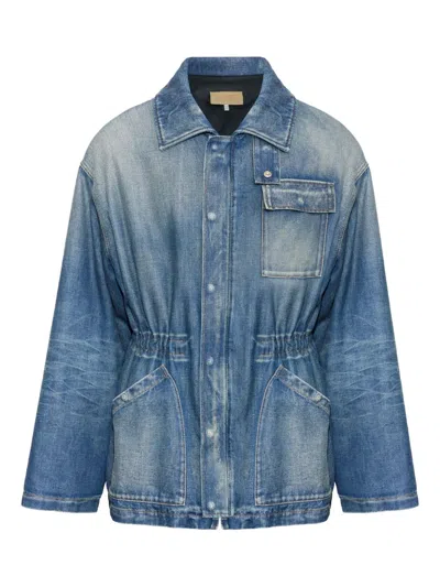Mm6 Maison Margiela Denim Jacket In Blue