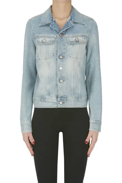 Mm6 Maison Margiela Denim Jacket In Blue
