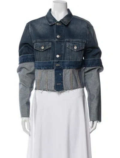 Pre-owned Mm6 Maison Margiela Denim Jacket In Blue